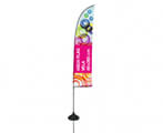 Fly banner flotante pluma